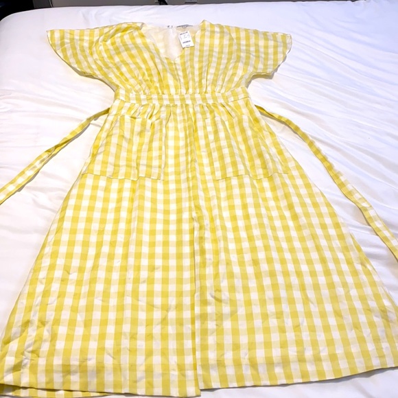 NWT yellow Madewell dress. Originally $138 - Picture 2 of 4